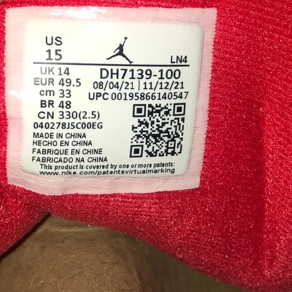 Air Jordan 3 Retro Muslin Mens Size 15 - Picture 8 of 9